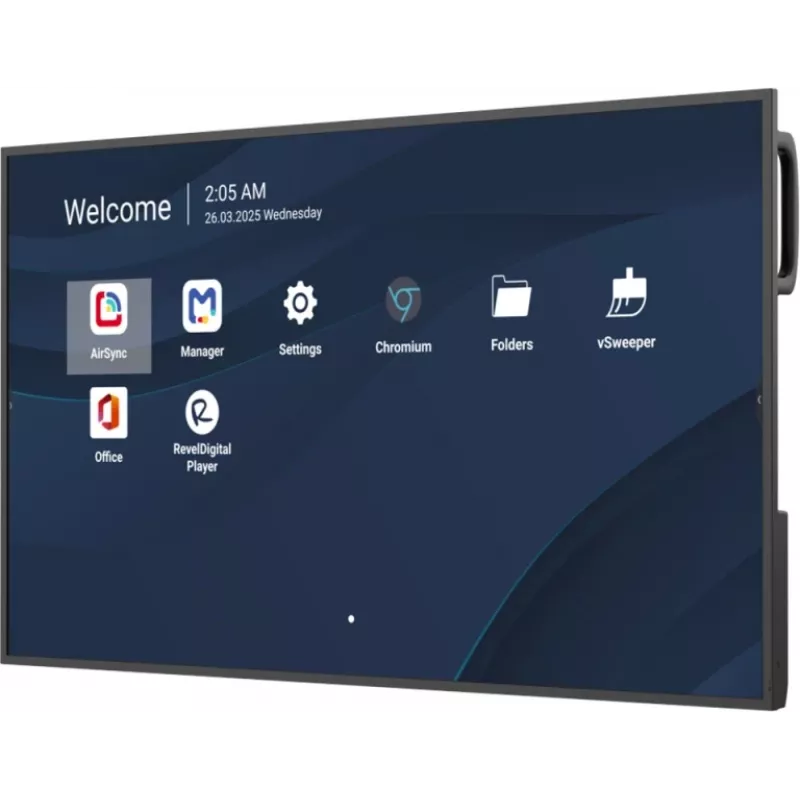 Profesionālais komerciālais displejs VIEWSONIC 43 collas (109,2 cm) 4K UHD LCD, 500 cd/m², Android 14, 24/7, Wi‑Fi