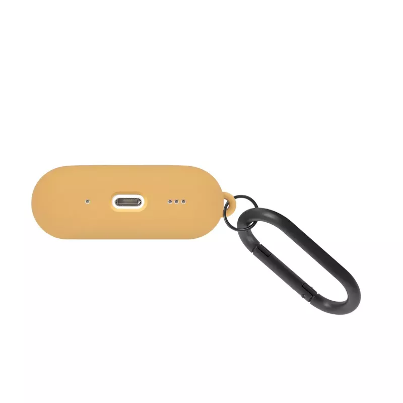 Native Union Roam apvalks AirPods Pro 2, alumīnijs, polikarbonāts, silikons, tērauds, 16 g, dzeltens