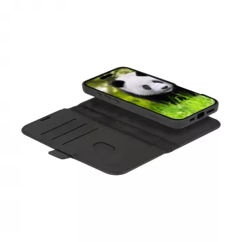 Folio Maciņš dbramante1928 Lynge MagSafe iPhone 16 Melns 3 Kabatiņas Kartēm