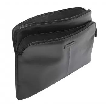 dbramante1928 Skagen Pro+ MacBook Pro (2020)/Air (2020) 13 collu melns ādas maciņš