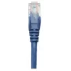 Intellinet tīkla vads Cat5e 0,5m zils CCA U/UTP PVC RJ45 zeltīti kontakti Snagless Booted mūža garantija