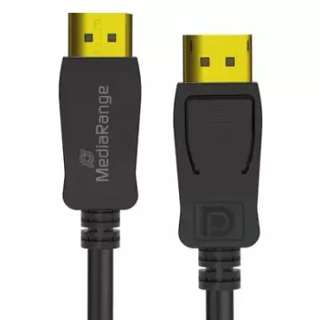 DisplayPort kabelis MediaRange MRCS248 2 m, DisplayPort–DisplayPort, Melns