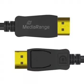 DisplayPort kabelis MediaRange MRCS248 2 m, DisplayPort–DisplayPort, Melns