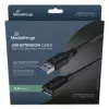 USB A – USB A kabelis MediaRange MRCS241 USB 3.2 Gen 1 (5 Gbit/s) 5 m Melns