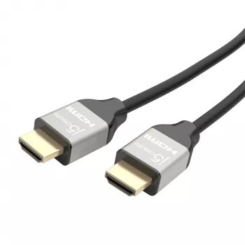 j5create JDC52 HDMI kabelis Ultra HD 4K, melns/pelēks, 2 m