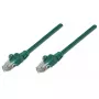 Intellinet tīkla vads Cat5e, 5 m, zaļš, CCA, U/UTP, PVC, RJ45, zeltīti kontakti, aizsargvāciņš, mūža garantija
