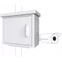 Āra kameru skapis Lanview RCCTV002 0U, IP66, 600×300×550 mm, 40 kg, balts