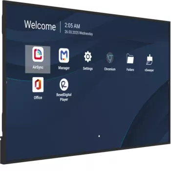 Profesionāls komerciālais displejs VIEWSONIC 75 collu 4K (3840×2160), LCD, 500 cd/m², Android 14, 24/7, VESA