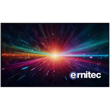 Ernitec 46 collu profesionāls monitors 24/7 — 46 inch Full HD displejs ar 2x2 4K video sienas atbalstu