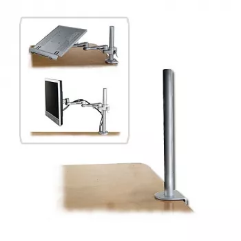 Lindy 450mm galda skavas stabs, sudraba