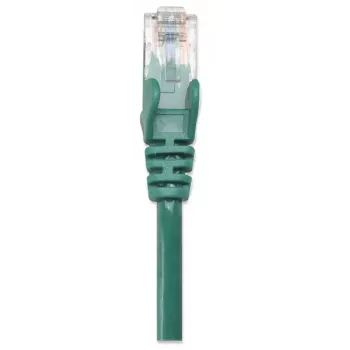 Intellinet tīkla vads, Cat6, 0,5 m, zaļš, CCA, U/UTP, PVC, RJ45, zeltīti kontakti, aizsargvāciņš, mūža garantija