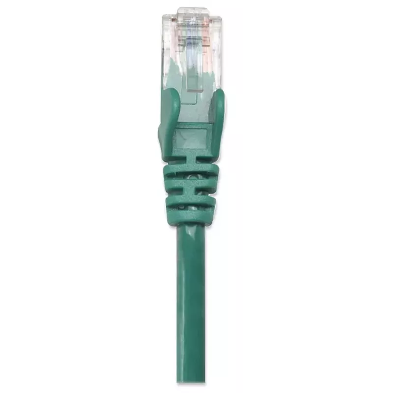 Intellinet tīkla vads, Cat6, 0,5 m, zaļš, CCA, U/UTP, PVC, RJ45, zeltīti kontakti, aizsargvāciņš, mūža garantija