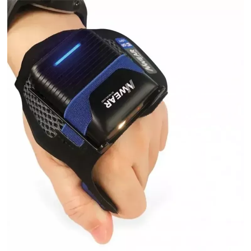 Newland WD2-BS50-MR Nwear uz rokas stiprināms 2D svītrkodu skeneris, Bluetooth 5.0, vidēja attāluma, lāzera punkta mērķēšana