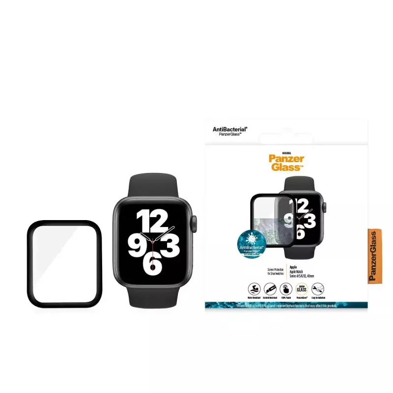 PanzerGlass® Apple Watch Series 4 | 5 | 6 | SE 40mm | Aizsargstikls pulkstenim