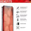 Displex ekrāna aizsargs (10H) Apple iPhone 12/12 Pro, Eco montāžas rāmis, rūdīts stikls, pret skrāpējumiem, saderīgs ar maciņiem