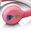 Lenco HPB-110PK bērnu Bluetooth austiņas ar skaļuma ierobežotāju (rozā)
