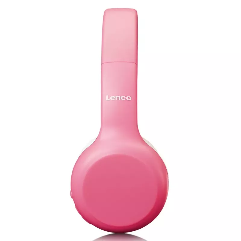 Lenco HPB-110PK bērnu Bluetooth austiņas ar skaļuma ierobežotāju (rozā)