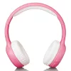 Lenco HPB-110PK bērnu Bluetooth austiņas ar skaļuma ierobežotāju (rozā)