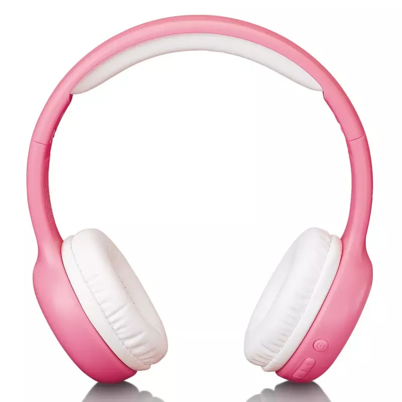 Lenco HPB-110PK bērnu Bluetooth austiņas ar skaļuma ierobežotāju (rozā)