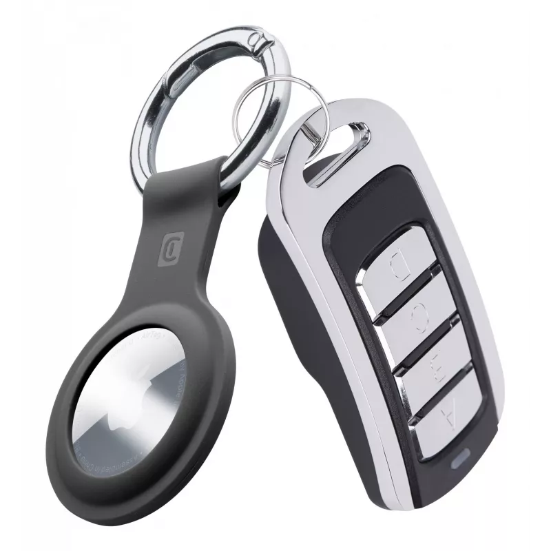 Cellularline Key Ring – Silikona maciņš ar āķi AirTag