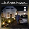 Philips Hue White Welcome Floodlight āra viedā sienas lampa, 20.5W LED, melna