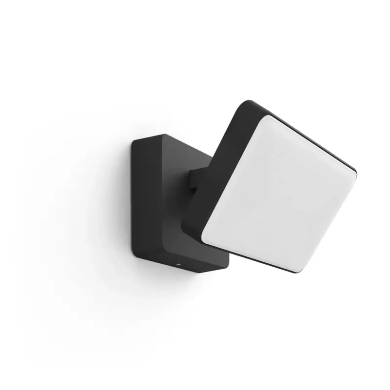 Philips Hue White Welcome Floodlight āra viedā sienas lampa, 20.5W LED, melna