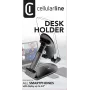 Cellularline Desk Holder - Salokāms galda statīvs viedtālruņiem un planšetdatoriem