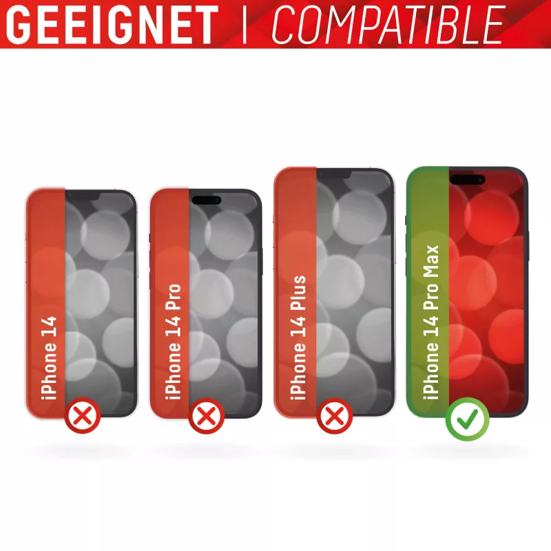 Displex Smart Glass (9H) aizsargstikls Apple iPhone 14 Pro Max, ar montāžas uzlīmi, nesalaužams, īpaši plāns, neredzams