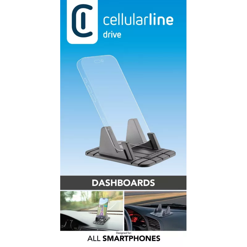 Cellularline Dash Pad Pro - Universāls viedtālruņa turētājs auto panelim