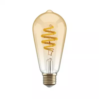 Hombli HBEB-0212 viedā spuldze Wi‑Fi 5.5 W, zelta krāsā, A–G energoklase, Ø61×142 mm