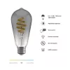 Hombli HBEB-0211 viedā spuldze, E27, 5.5 W, Wi-Fi, pelēka
