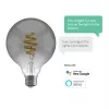 Hombli HBEB-0311 viedā kvēldiega lampa, E27, G95, CCT, dūmkrāsas