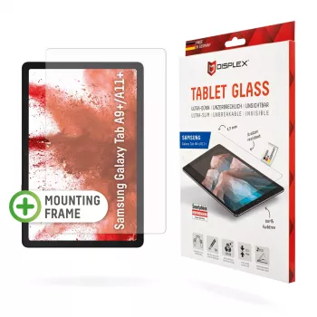 Displex Tablet Glass (9H) Samsung Galaxy Tab A11+/A9+, Eco montāžas rāmis, nesalaužams