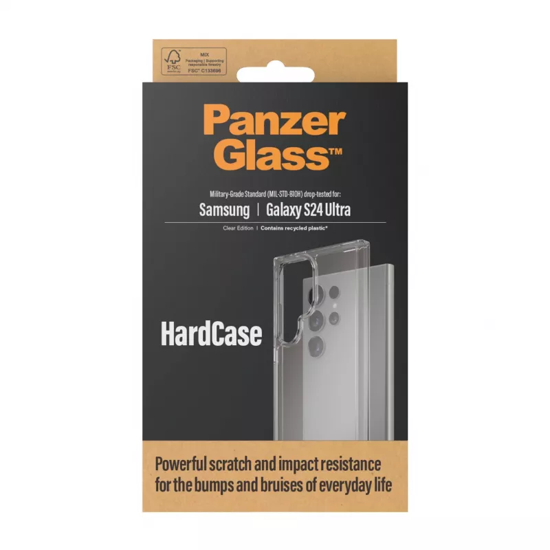 PanzerGlass® HardCase Caurspīdīgs Samsung Galaxy S24 Ultra Vāciņš