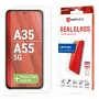 Displex ekrāna aizsargstikls (10H) Samsung Galaxy A35/A55 5G, Eco montāžas rāmis, izturīgs pret skrāpējumiem