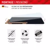 Displex Tablet Glass (9H) Apple iPad Pro 11'' (2025/2024), Eco Montāžas Rāmis, nesalaužams, īpaši plāns, neredzams