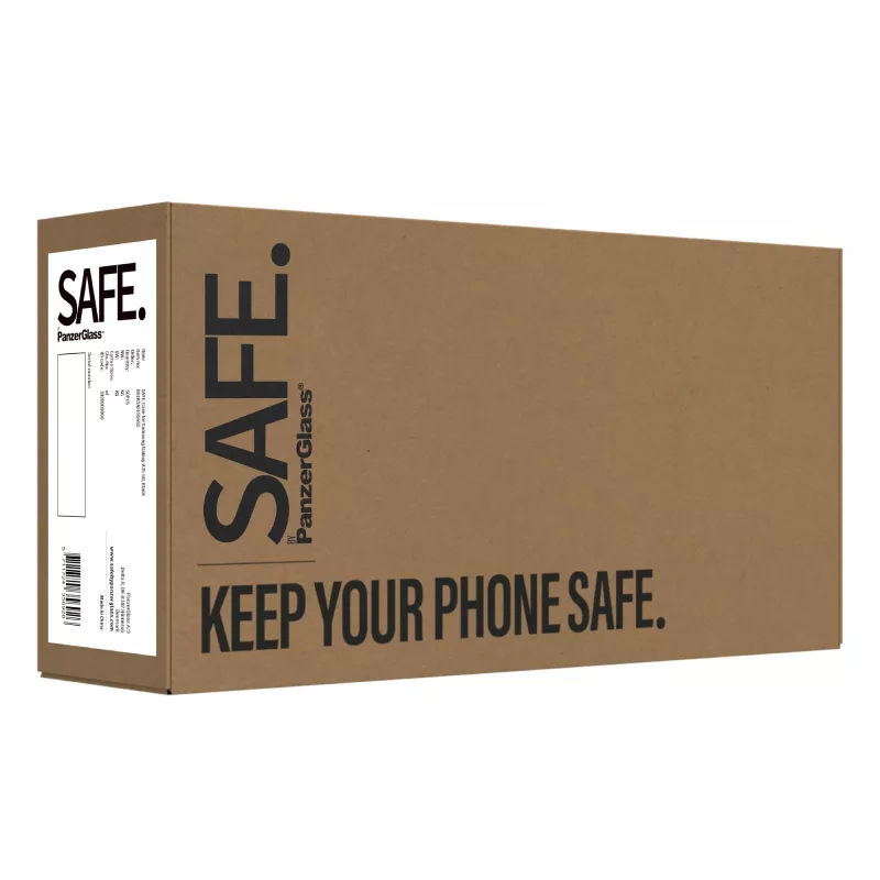 PanzerGlass SAFE. by ® TPU Maciņš Samsung Galaxy A35 5G | Melns | VAIRUMĀ
