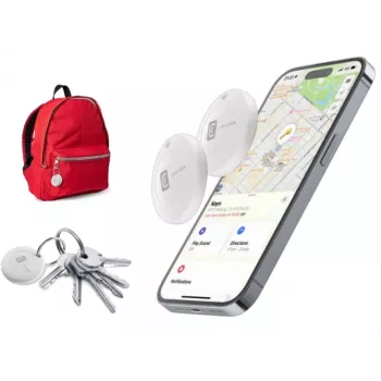 Cellularline Tracy komplekts 2 gab. – Atrastu priekšmetu izsekošana ar Apple Find My