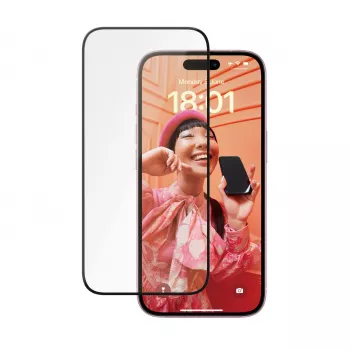 PanzerGlass Keramikas aizsargstikls iPhone 15 Ultra-Wide Fit, skrāpējumus un triecienus izturīgs