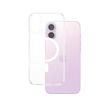 PanzerGlass HardCase Caurspīdīgs ar Baltu MagSafe iPhone 16 Plus
