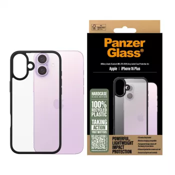 PanzerGlass HardCase Black caurspīdīgs iPhone '24 6.7 collu melns
