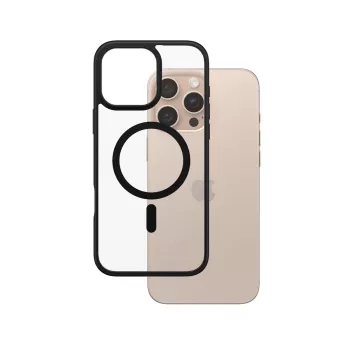 PanzerGlass® HardCase Caurspīdīgs Melns ar MagSafe & Rāmi iPhone 16 Pro Max