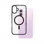 PanzerGlass® HardCase Caurspīdīgs ar Melnu MagSafe & Rāmi iPhone 16 Plus