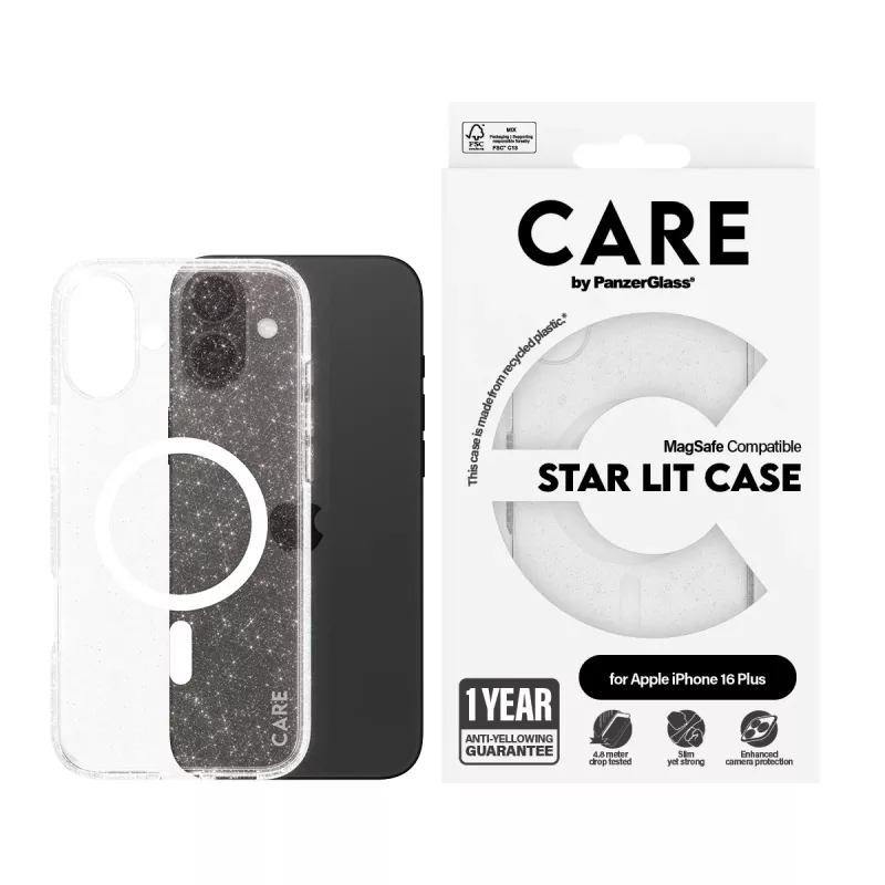 PanzerGlass CARE™ by ® Urban Combat Case Star Lit ar Balto MagSafe iPhone 16 Plus