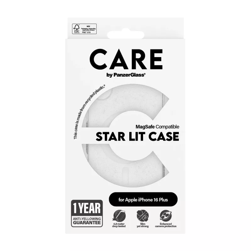 PanzerGlass CARE™ by ® Urban Combat Case Star Lit ar Balto MagSafe iPhone 16 Plus