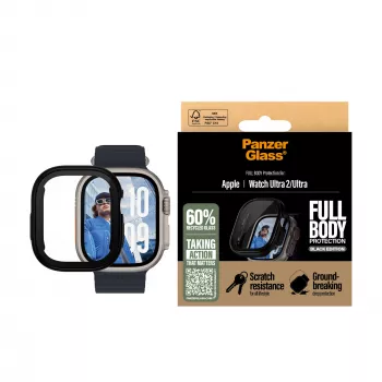 PanzerGlass Korpusa pilna aizsardzība Black Apple Watch Ultra 3 | Ultra 2 | Ultra | 49mm