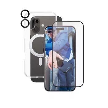PanzerGlass CARE™ by ® 3-in-1 Ceramic Bundle iPhone 16 Plus
