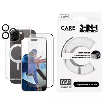 PanzerGlass CARE™ by ® 3-in-1 Keramikas Komplekts iPhone 16 Pro Max