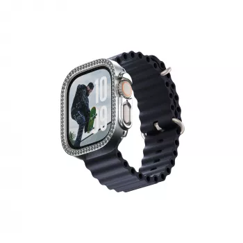 PanzerGlass SAFE. by® Bling Bumper Silver Apple Watch Ultra 3 | Ultra 2 | Ultra | 49mm