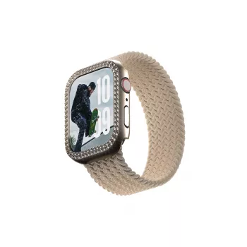 PanzerGlass SAFE. by ® Bling Bumper Gold Apple Watch Series 10 46mm Caurspīdīgs